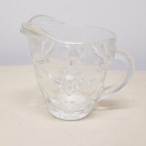 Anchor Hocking Prescut Star of David Creamer Pitcher